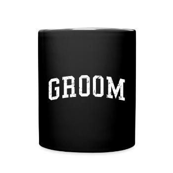 Marié Cool Assorti Couple Fête de mariage Mariage - Mug uni - noir - Devant