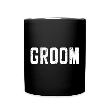 Groom Cool Matching Couple Wedding Party Mariage - Mug uni - noir - Devant