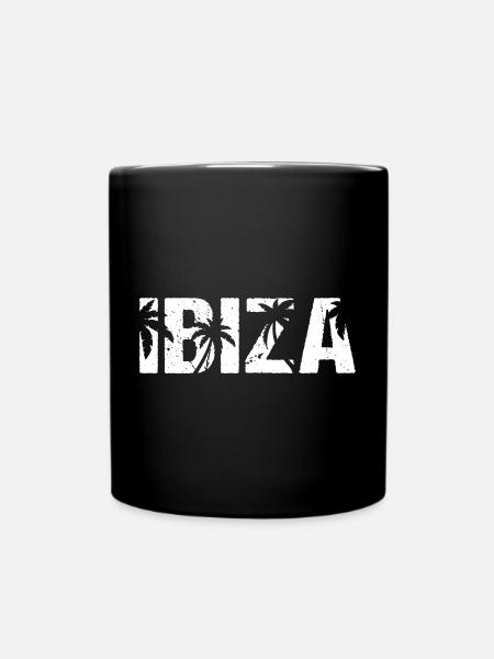 Palmiers d’Ibiza - Mug uni - noir