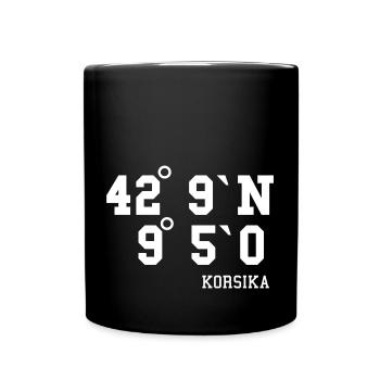 Corsica Holidays Corsica France Idea - Full Colour Mug - black - Front