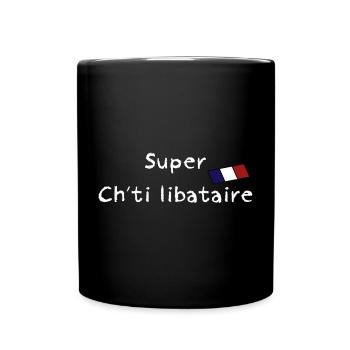 Ch'til ibataire shirt pour célibataire v2 - Mug uni - noir - Devant