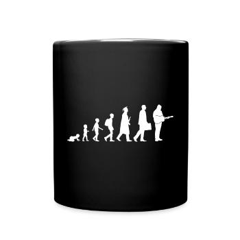 From child to guitarist - Full Colour Mug - black - Front