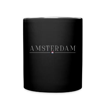 I love Amsterdam - Full Colour Mug - black - Front
