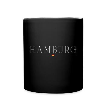 T-shirt Hambourg élégance - Mug uni - noir - Devant