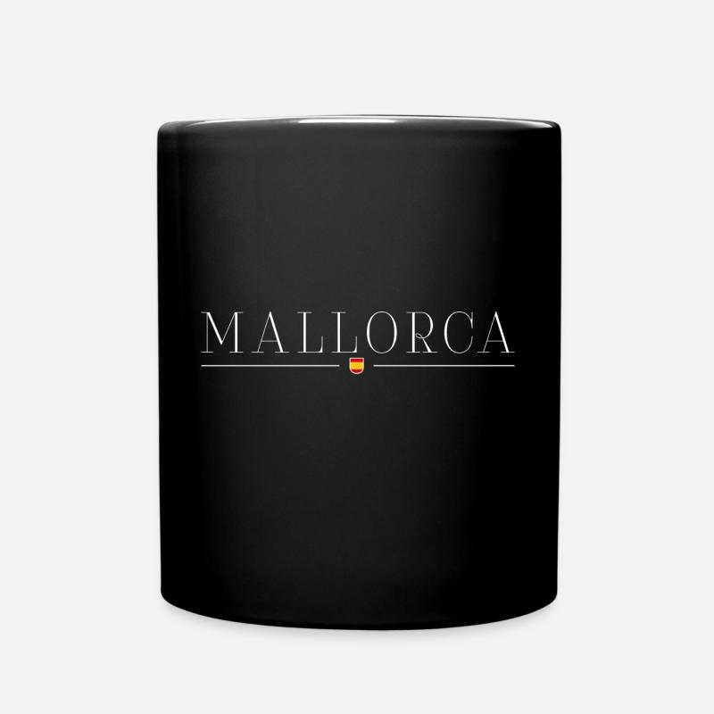 Mallorca Sonnenzauber T-Shirt - Tasse einfarbig - Schwarz