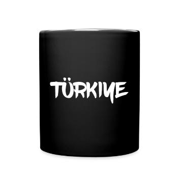Lettrage Türkiye - Mug uni - noir - Devant