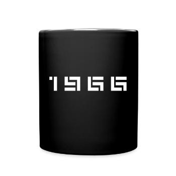 Geburtsjahr Geburtstag Born In - Made in 1966 - Tasse einfarbig - Schwarz - Vorne