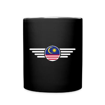 Malaysia Stil Design T-Shirt - Tasse einfarbig - Schwarz - Vorne