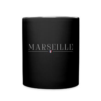 Marseille, France Style Design T-Shirt - Mug uni - noir - Devant