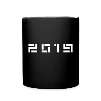 Year of Birth Birthday Born In - Made in 2019 - Full Colour Mug - black - Front