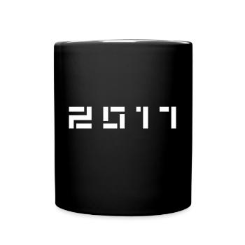 Geburtsjahr Geburtstag Born In - Made in 2017 - Tasse einfarbig - Schwarz - Vorne