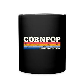 Corn Pop était un mauvais mec Retro Cornpop Meme - Mug uni - noir - Devant