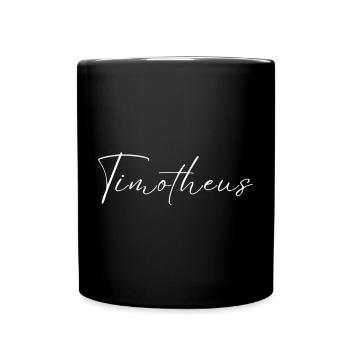 Timothy Name T-Shirt Gift for Men - Full Colour Mug - black - Front