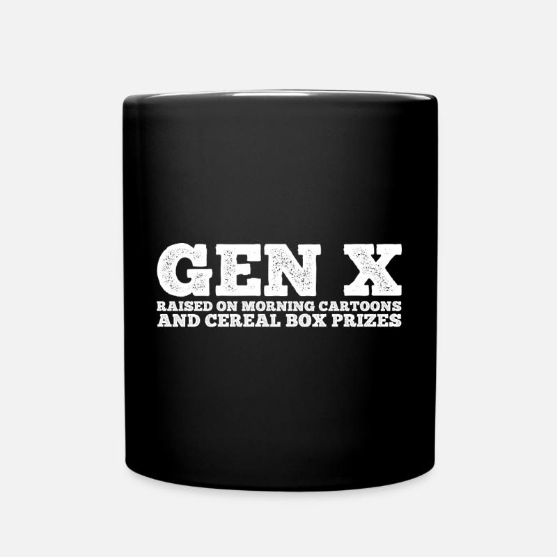 Gen X FAFO Generation X - Tasse einfarbig - Schwarz