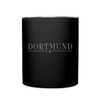 Dortmund Allemagne T-shirt design de style élégance - Mug uni - noir - Devant