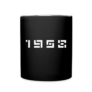 Year of Birth Birth Born In - Made in 1958 - Full Colour Mug - black - Front