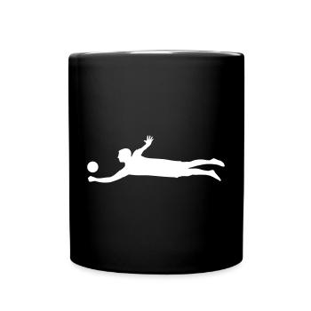 Beach-volley - Mug uni - noir - Devant