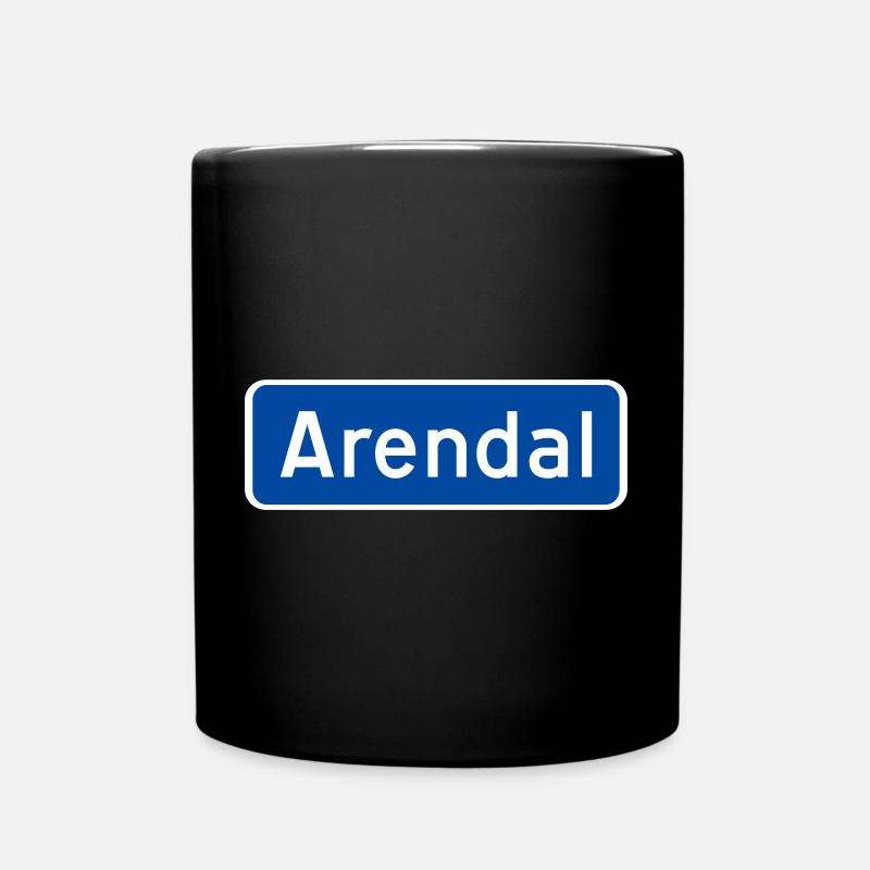 Arendal - Mug uni - noir