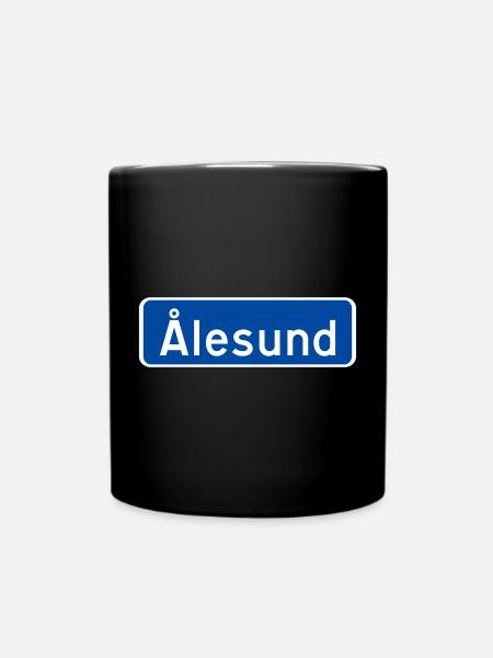 Ålesund - Mug uni - noir