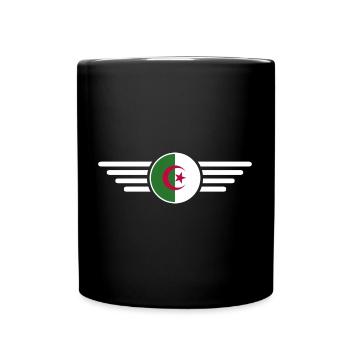 I Love Algeria, Elegance Style Design T-Shirt - Full Colour Mug - black - Front
