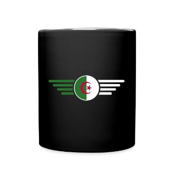 I Love Algeria, Elegance Style Design T-Shirt - Full Colour Mug - black - Front