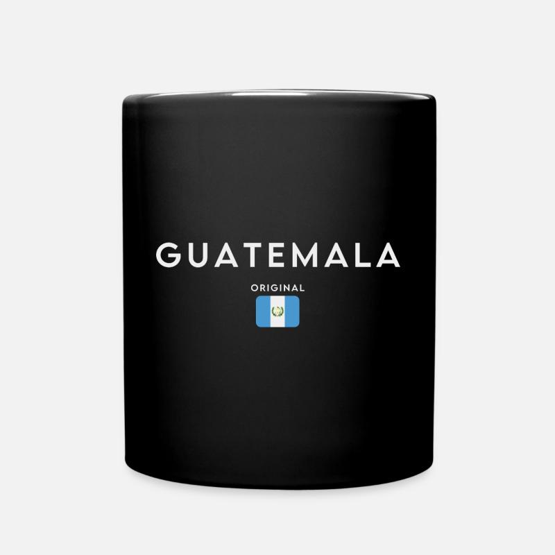 Drapeau guatémaltèque, fierté guatémaltèque - Mug uni - noir