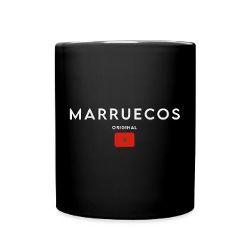 Drapeau du Maroc, fierté marocaine - Mug uni - noir - Devant