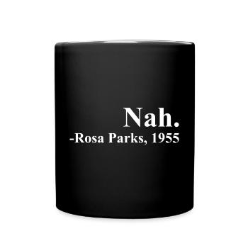 Vintage Rosa Parks 1955 Memorial T-Shirt - Full Colour Mug - black - Front