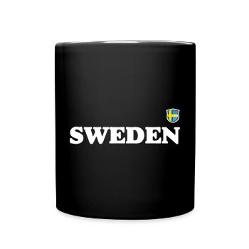 Finnland Kräftige nordische Typografie - Tasse einfarbig - Schwarz - Vorne