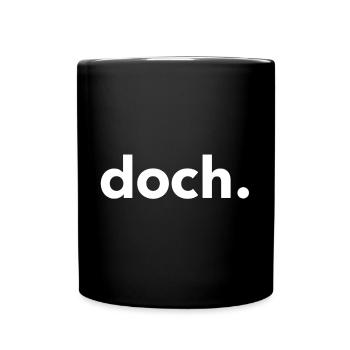 néanmoins. - Mug uni - noir - Devant