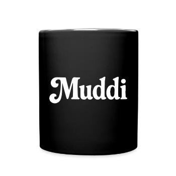 Muddi - Tasse einfarbig - Schwarz - Vorne
