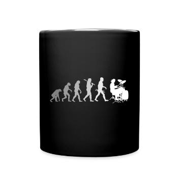 Evolution de la chemise Drums Drummer - Mug uni - noir - Devant