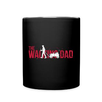 The Walking Dad - FathersDay Edition Vintage Look - Tasse einfarbig - Schwarz - Vorne