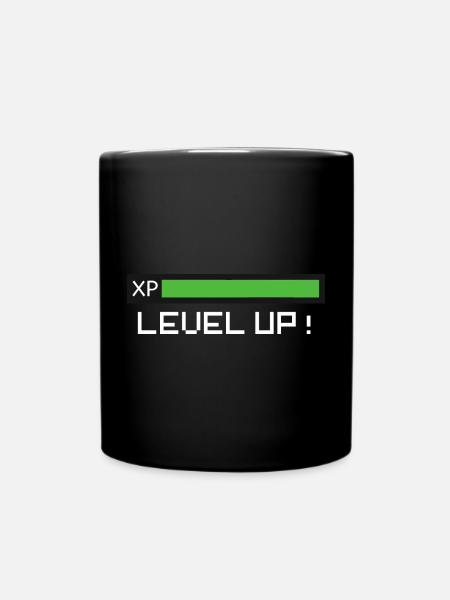 Gamer Level Up Anniversaire - Mug uni - noir