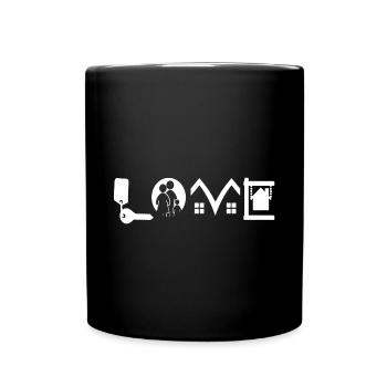 Amour - marchand immobilier, agent immobilier - Mug uni - noir - Devant