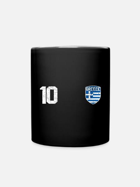 Maillot de la grèce - Mug uni - noir