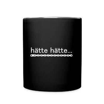 aurait pu ... chaîne de vélo - Mug uni - noir - Devant