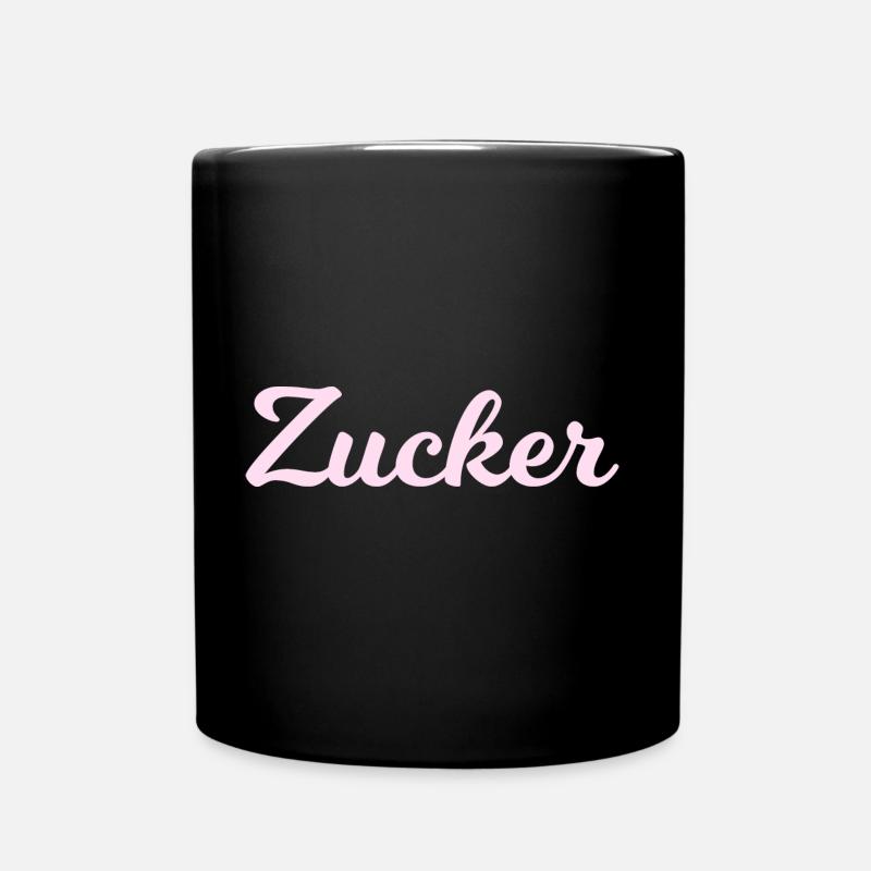 Sugar pink - Full Colour Mug - black
