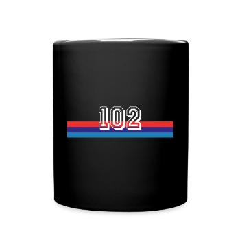 auto 102 car tuning cars - geschenk geburtstag - Tasse einfarbig - Schwarz - Vorne