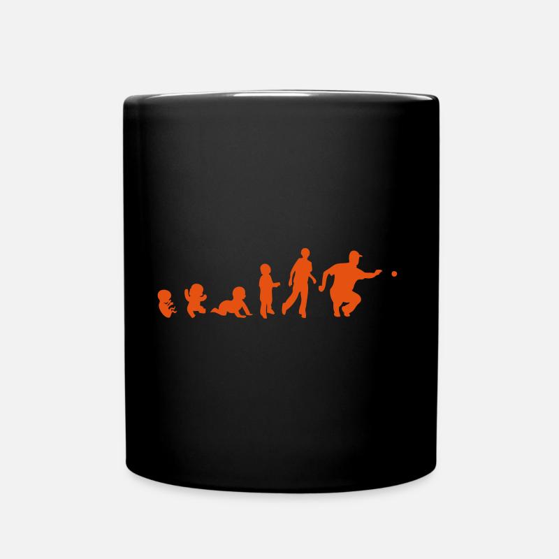 evolution homme sport petanque boule - Mug uni - noir