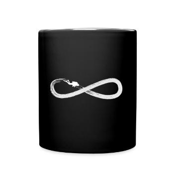 Forever Diving Infinity Diver Gift - Full Colour Mug - black - Front