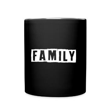 Family - Full Colour Mug - black - Front
