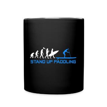 SUP Evolution - Tasse einfarbig - Schwarz - Vorne