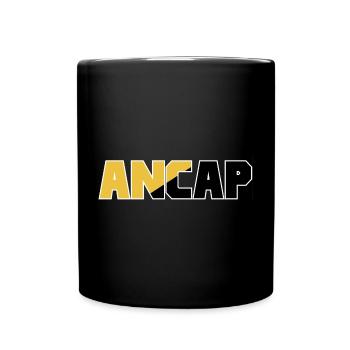 Anarchie Capitalisme Drapeau 4 ancap - Mug uni - noir - Devant