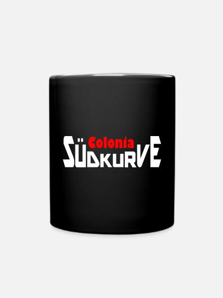 Südkurve Colonia - Tasse einfarbig - Schwarz