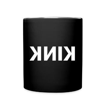 KINK-Zauber rückwärts - Tasse einfarbig - Schwarz - Vorne