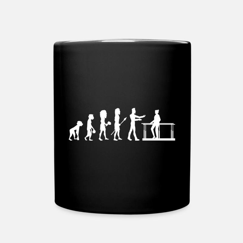 Evolution Masseur Kinésithérapeute Humour Kiné - Mug uni - noir