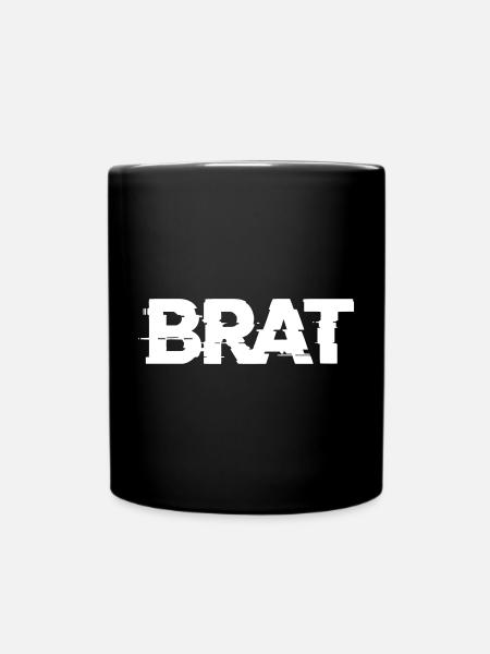 Brat - Tasse einfarbig - Schwarz