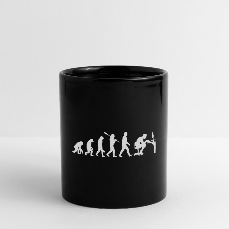 Programmierer - Evolution - PC - Informatiker Tasse einfarbig