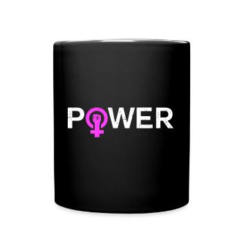 Girl Power Women's Power - Full Colour Mug - black - Front
